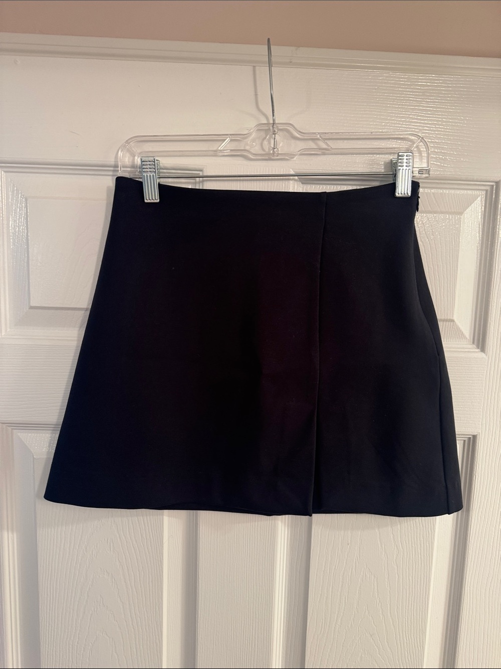 Anthropologie Black A-Line Mini Skirt